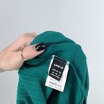 SheIn Women's Ribbed Strappy Green V-neckline Bodysuit Size Medium Photo 2