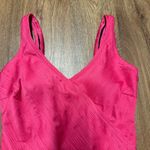 Gottex  Hot Pink Textured Fuax Wrap Scoop Back One Piece Swim Suit Womens Size 8 Photo 3