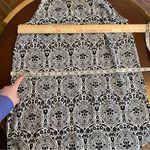 Boden Racer Neck‎ Jersey Mini Dress, Black, Exotic Tile | Size US 8R White Photo 5