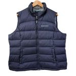 Free Country Womens Quilted Down Filled Puffer Vest Sz XXL Blue  Gorpcore Casual Photo 0