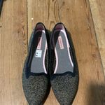 NWOT Giesswein pointed ballerina flats gold black knit Size 11 Photo 1