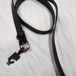 Mens Black Leather Belt Size 60” Photo 0