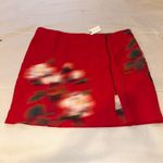 Anthropologie Peter Som  Maeve Red Mini-Skirt NWT Photo 1