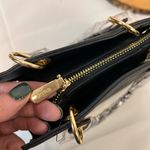 Trina Turk Black Mini Bag with Double Handles Crossbody Strap front slip pocket Photo 12