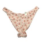 Aerie  Bikini Bottom High Cut Cheeky Floral Pink XL Photo 1