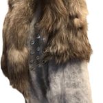 Custom Made Cashmere Angora Fox Fur Embellished Lined Sweater S/M New $895 Photo 11