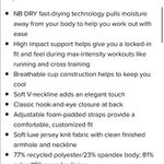 New Balance NEW with tags Power X Black Sports Bra Size XL (D-DD), MSRP $60 Photo 10