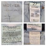 MOTHER the Muse Ankle Ink & Paper EUC $248 Size 27 J1686 Blue Photo 10