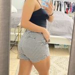 ZARA Gingham Shorts Photo 1