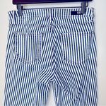 Kut From The Kloth KUT From The Kloth Kelsey High Rise Ankle Flare Blue White Striped Jeans Size 4 Photo 6