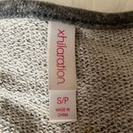 Xhilaration Grey sweater with sequin sleeves Photo 5