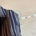 Lulus Lulu’s Emina Navy Blue Striped Button-Front Mini Dress Medium Sundress Photo 10