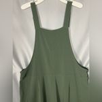 Xhilaration Womens Romper Pants Jumpsuit Wide Legs Overalls Green Casual Work XL Photo 7