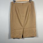 J.Crew No. 2 Pencil Skirt Women's Size10 Zip Office Business 100% Wool Neutral Photo 1