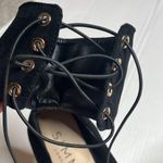 Womens black lace up heels Size 9 Photo 1