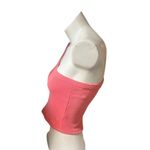 Nectar Clothing Women's One Shoulder Pink Rib-Knit Crop Tank Top Size M Photo 4