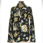 Anthropologie Maeve Lady Bug Whimsy Floral Print Button Down Blouse Size 2 XS Photo 4