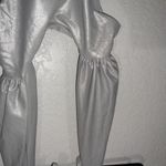 Urban Outfitters NWT UO Out From Under Silver Metallic Marina One Piece Swimsuit Size Medium Photo 3