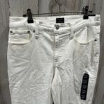 New! JCrew Factory Tall flare crop jean in signature stretch Mid Rise 29 Tall White Photo 2