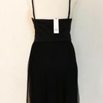 Francesca's Pleated Black Strappy Dress Photo 2