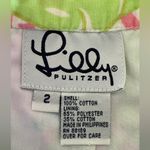 Lilly Pulitzer Lilly capri pink green white patchwork size 2 Photo 1
