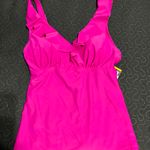 DKNY ruffle tankini Two Piece Swimsuit Bathing Suit Photo 7
