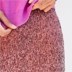 Anthropologie Maeve Rose Pink Alicia Sequined Midi Skirt Side Slit L Photo 2