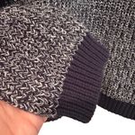 Tribal Crew Neck Colorblock Knit Sweater Womens Small Petite Navy Preppy Classic Blue Size undefined Photo 5