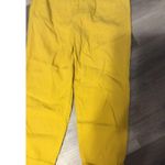 ZARA Golden Yellow Lyocell Pants XS Cuffed Womens Photo 2