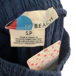 Free People NWT Beach Blue Flare Wide Leg Pants Elastic Waist Womens Size Small Photo 4