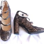 Marc Fisher | Surlin Black & Bronze Block Heels Photo 2