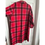 Old Navy NWT Soft-Brushed Overcoat Red Tartan size XL Photo 13