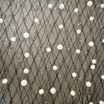 Amazon  Sheer Long Sleeve Top and Pant Set Black with Pearl Detail - Size M Photo 3