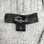 Rails  Mila Heather Grey Merino Wool Blend Mockneck Sweater Dress Midi Size Large Photo 8