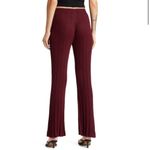 & Other Stories & other stories Ribbed Wide Leg Maroon Wine Pants- Size XS Photo 2