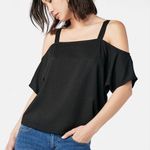 JustFab 5 for $20 top sale! Short sleeve cold shoulder top Photo 0