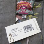 Johnny Was NWT Amara Heavy Linen Coat in Shale Floral Embroidered Open Jacket S Photo 5