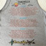 Coachella 2018 Gray Graphic Tank Top Artist Lineup Size Small Photo 6