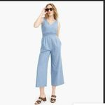 J.Crew  Chambray Tie Jumpsuit- Size 2 Photo 4