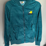 Happy Thursday Spiked Refreshers Bomber Jacket Blue Size M Photo 0