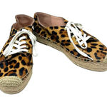 J.Crew  Espadrille Sneakers in Leopard Calf Hair Size‎ 7 Photo 0