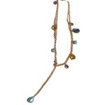 Pretty Little Thing  Gold Jewel Drop Charm Layered Belly Chain Photo 3