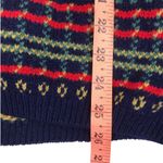 EDINBURGH Lambswool Cardigan Sz M VTG 80's Oversize Holiday Cozy Made Scotland Black Size M Photo 12