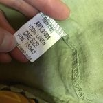 Green Italian lace & linen boho cover up Size M Photo 3