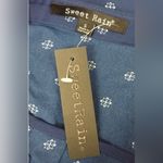 Sweet Rain Navy Blue & White Sleeveless V Neck Collared Top by from Modcloth S-M Photo 5