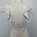 French Connection Whisper Ruffle Dress White Photo 6