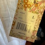 Kenzie relaxed gauze beach pants sz L White Size L Photo 4