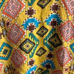 Top Chick Women's Chain Straps Yellow Geometric Pattern Tank Top Gold Size undefined Photo 4