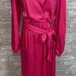 River Island Vibrant Pink Satin Garden Affair Dress Photo 0