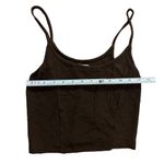 Urban Outfitters  Black Ribbed Crop Top Sz M Photo 3
